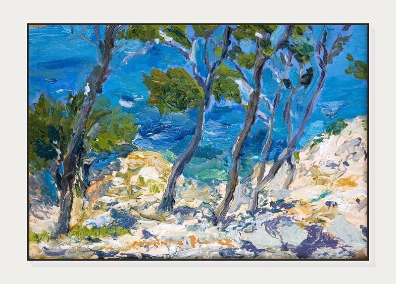 Pinos Al Borde Del Mar